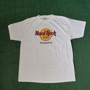 VINTAGE Hard Rock Cafe Philadelphia T Shirt Size XL
